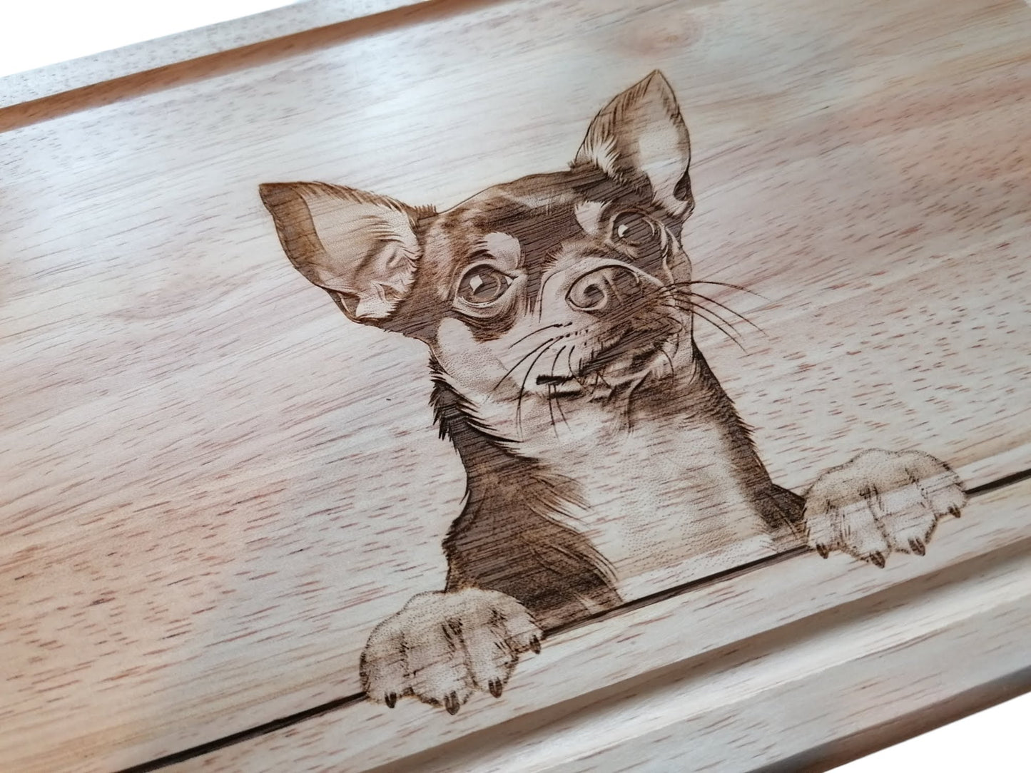 Personalised Chihuahua Dog Design Chopping Board