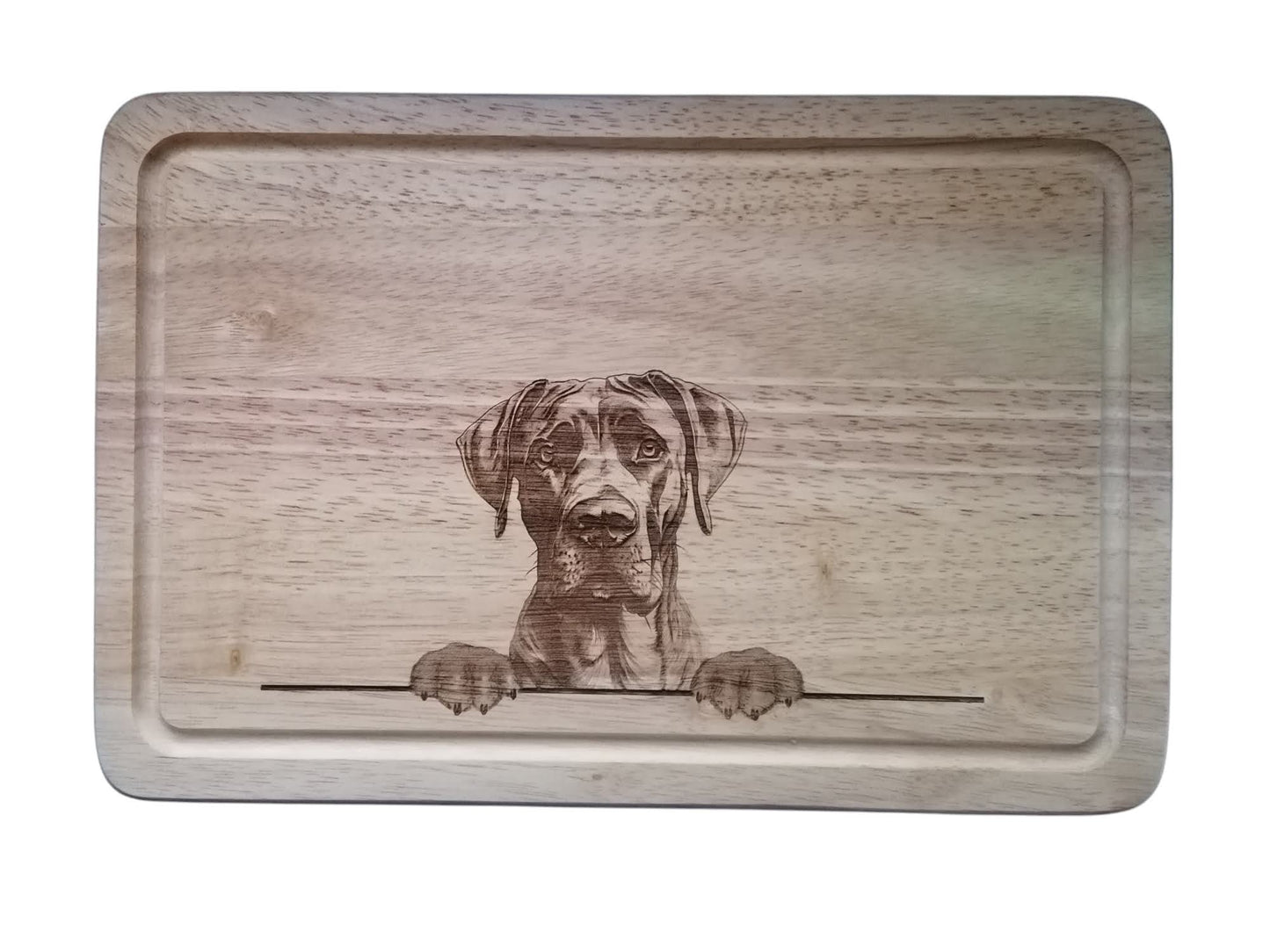 Personalised Great Dane Dog Design Chopping Board