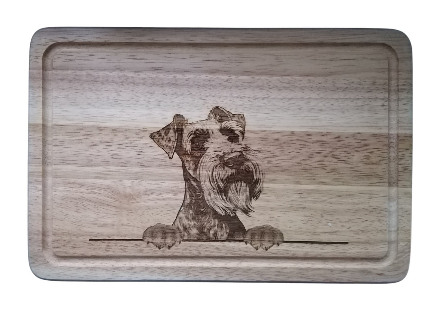 Giant Schnauzer Dog Design #1 Chopping Board (30x20x1.7cm).