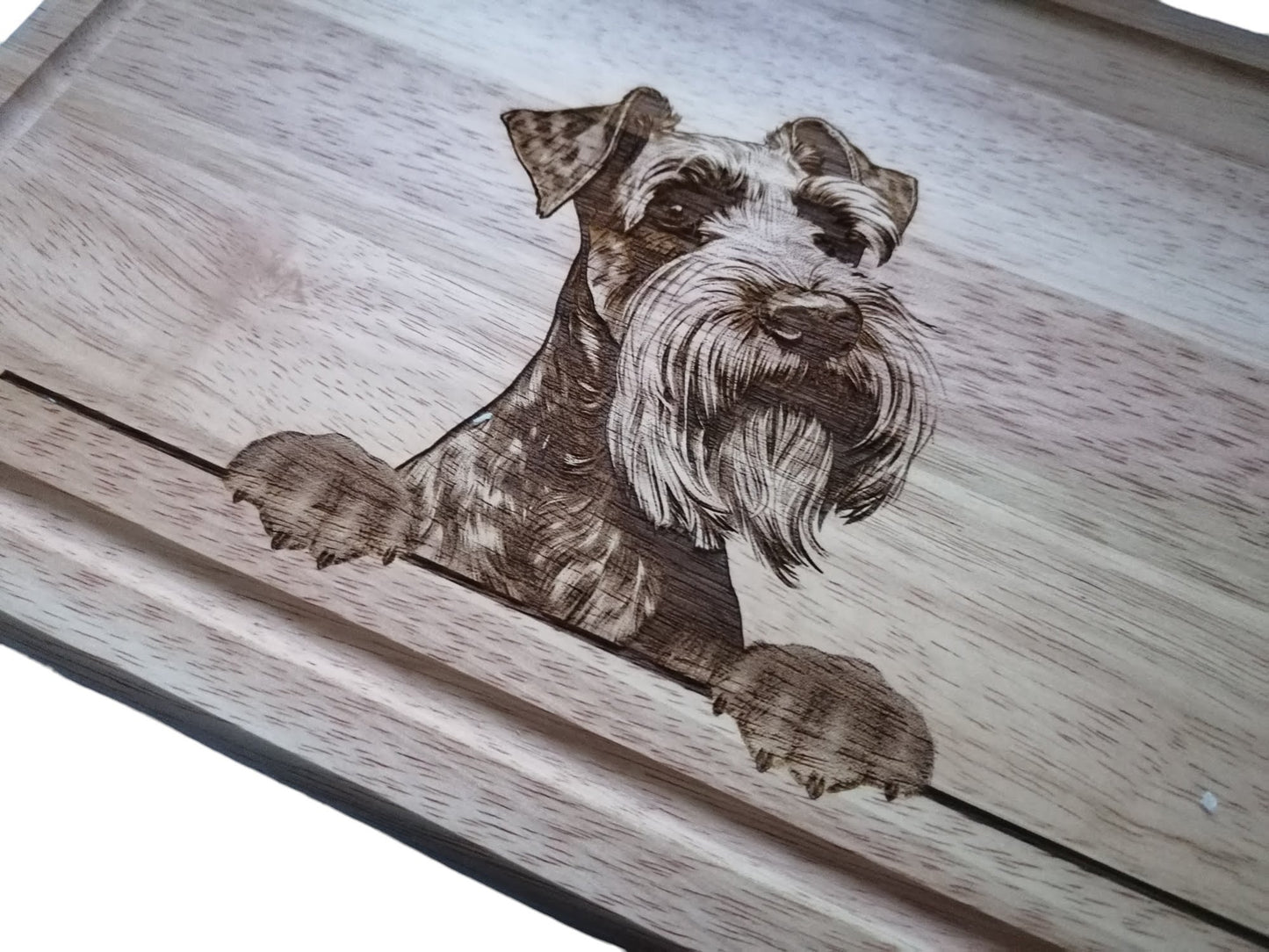 Giant Schnauzer Dog Design #1 Chopping Board (30x20x1.7cm).