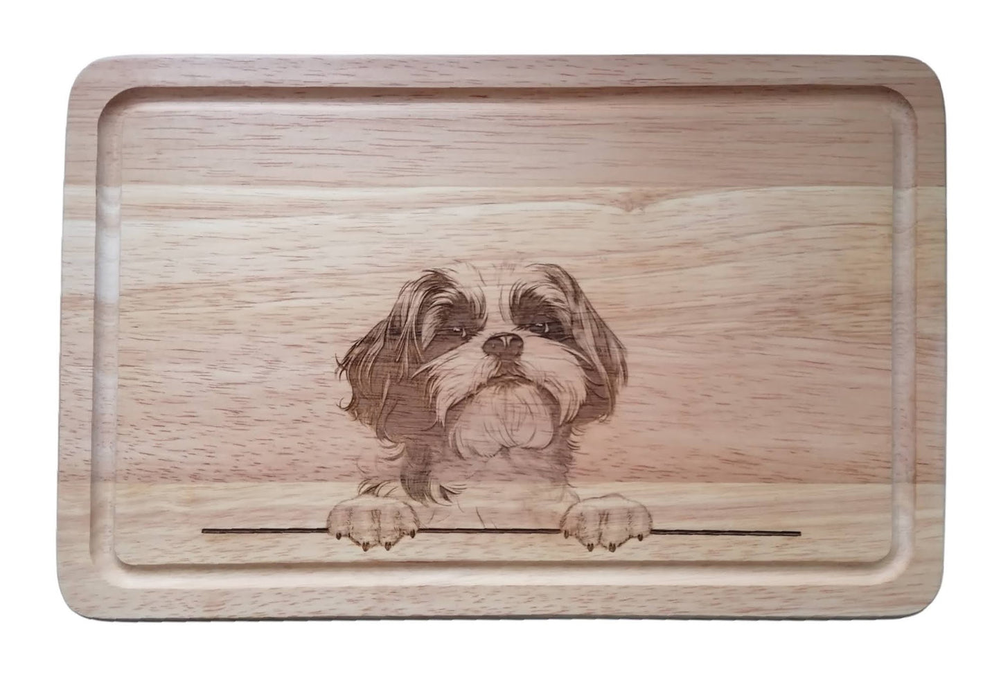 Personalised Shih Tzu Dog Design Chopping Board