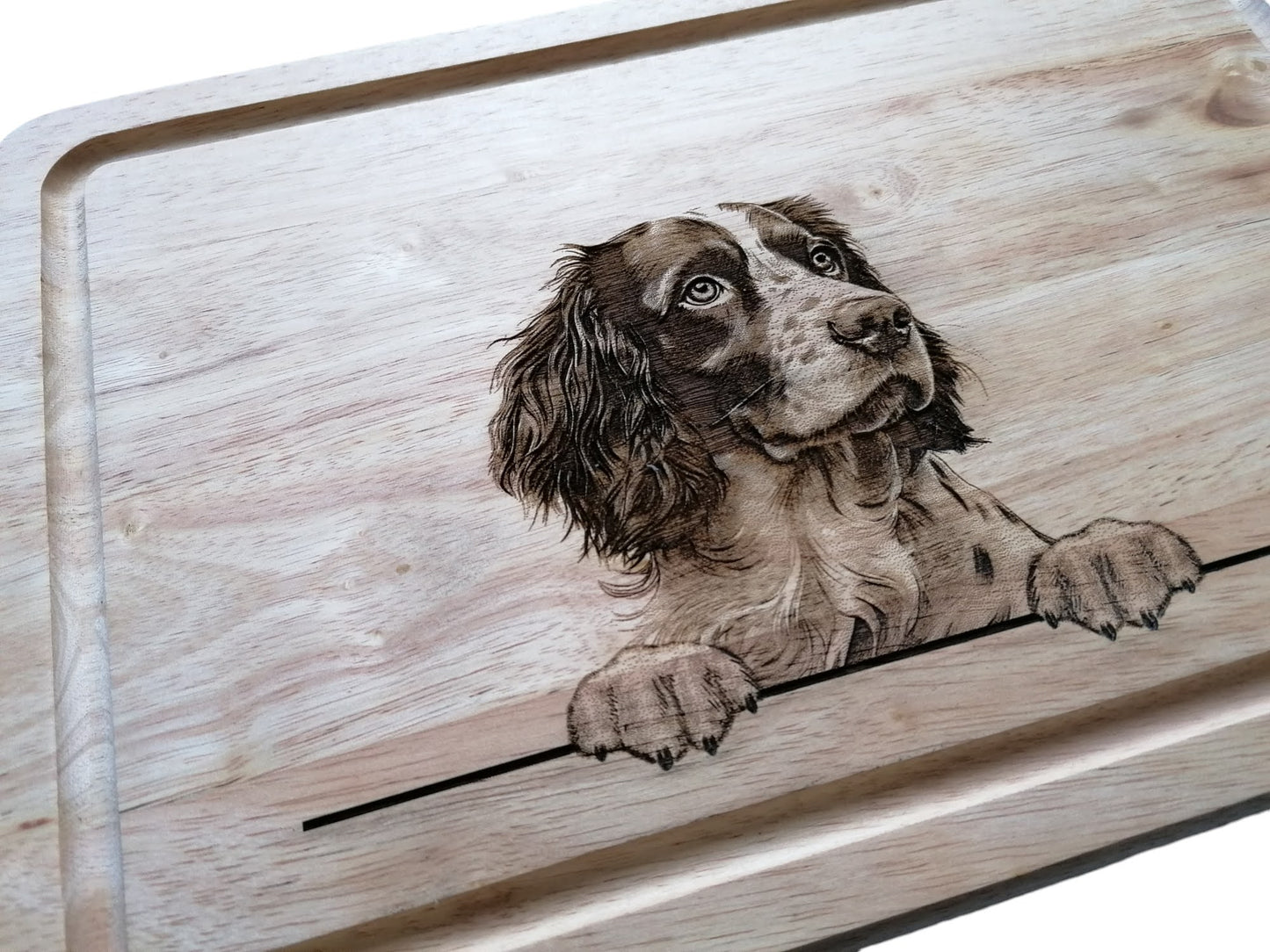 Springer Spaniel Design Chopping Board
