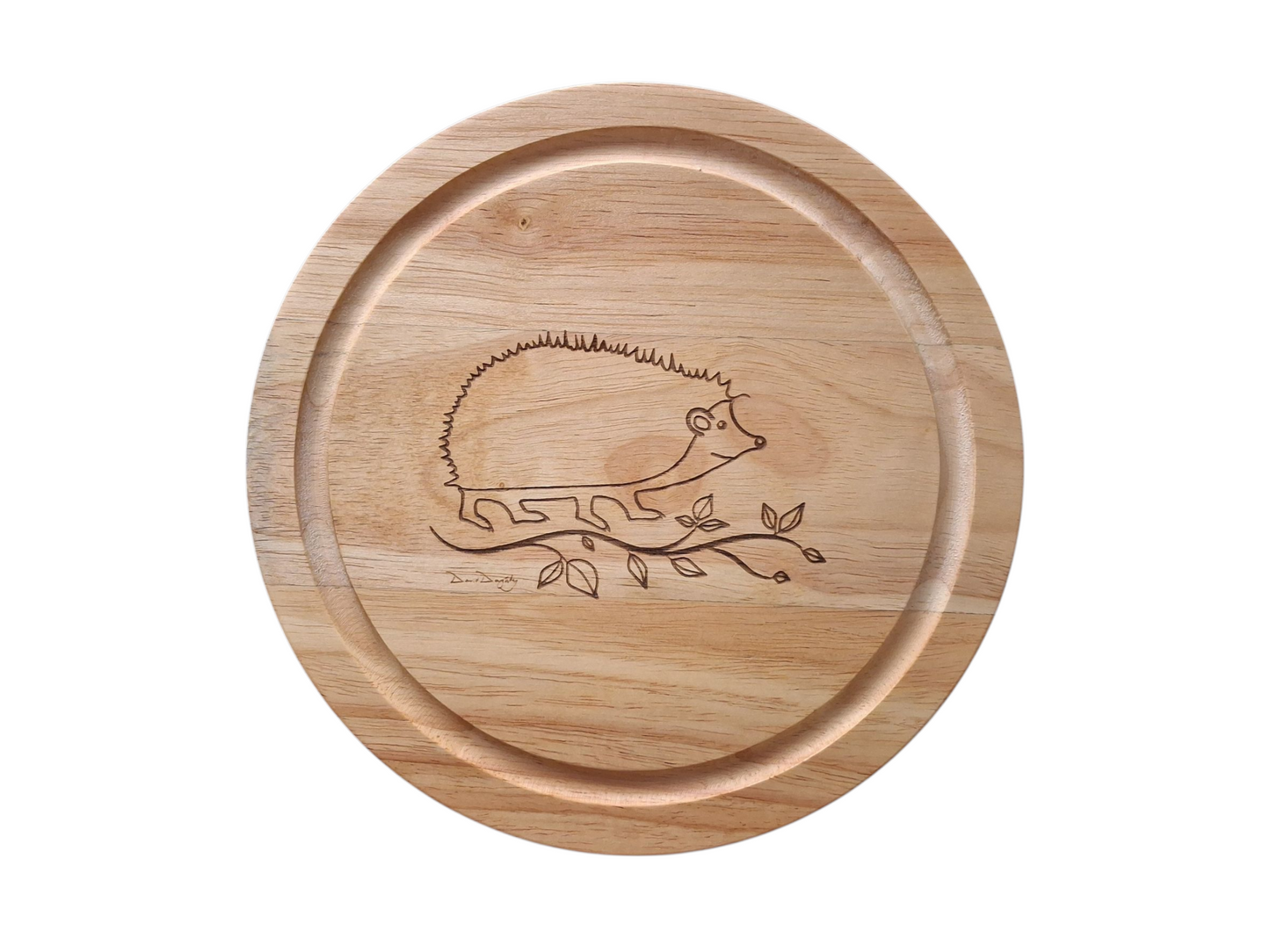 Hedgehog & Vine design cheese set with tools photo closed