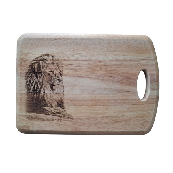 Lion Design Chopping Board photo