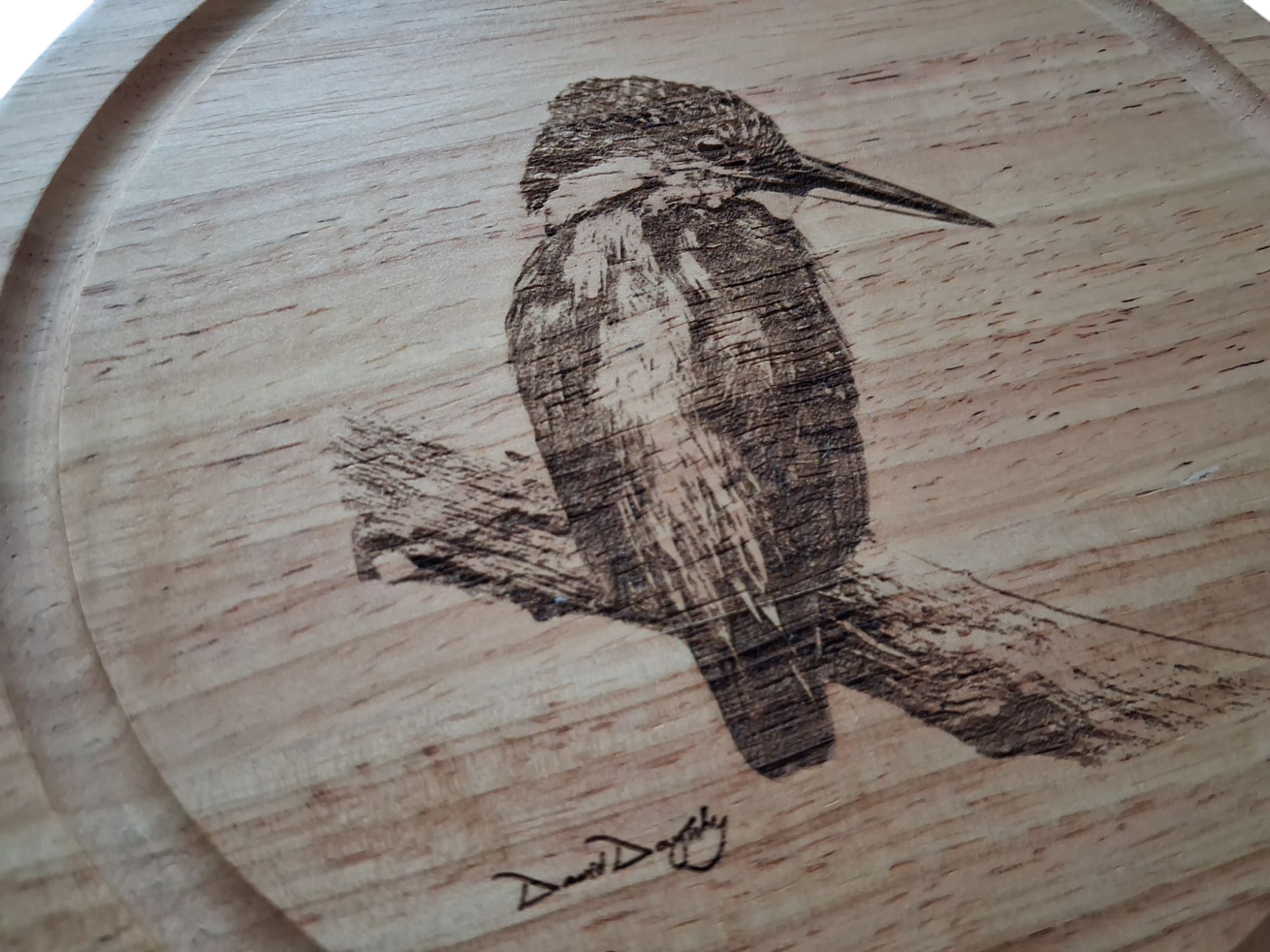 Kingfisher Design Cheese Set Photo Close-up