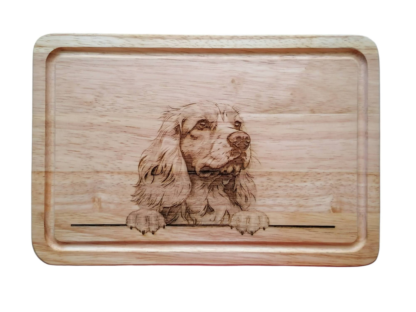 Cocker Spaniel Design Chopping Board