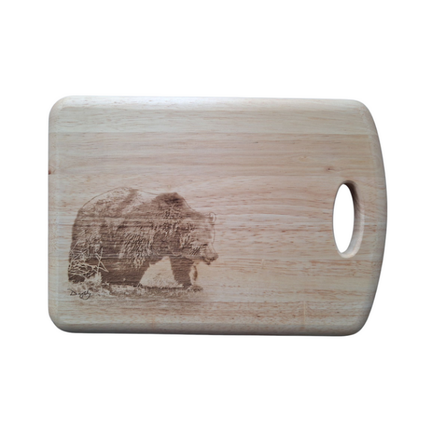 European Brown Bear Chopping Board photo