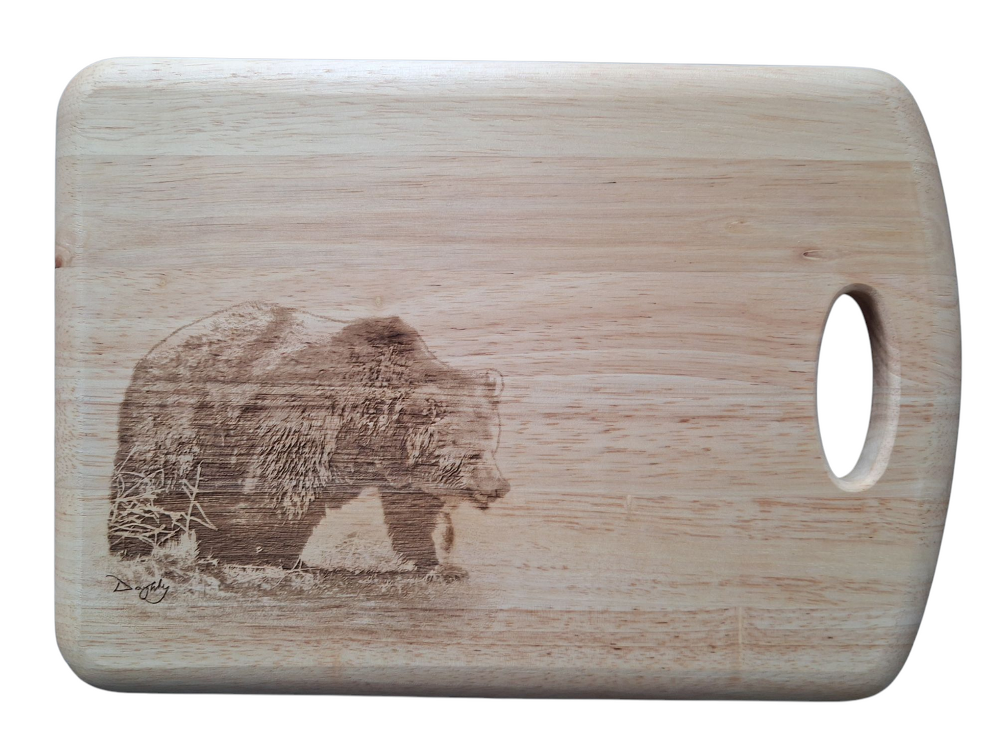 European Brown Bear Chopping Board photo
