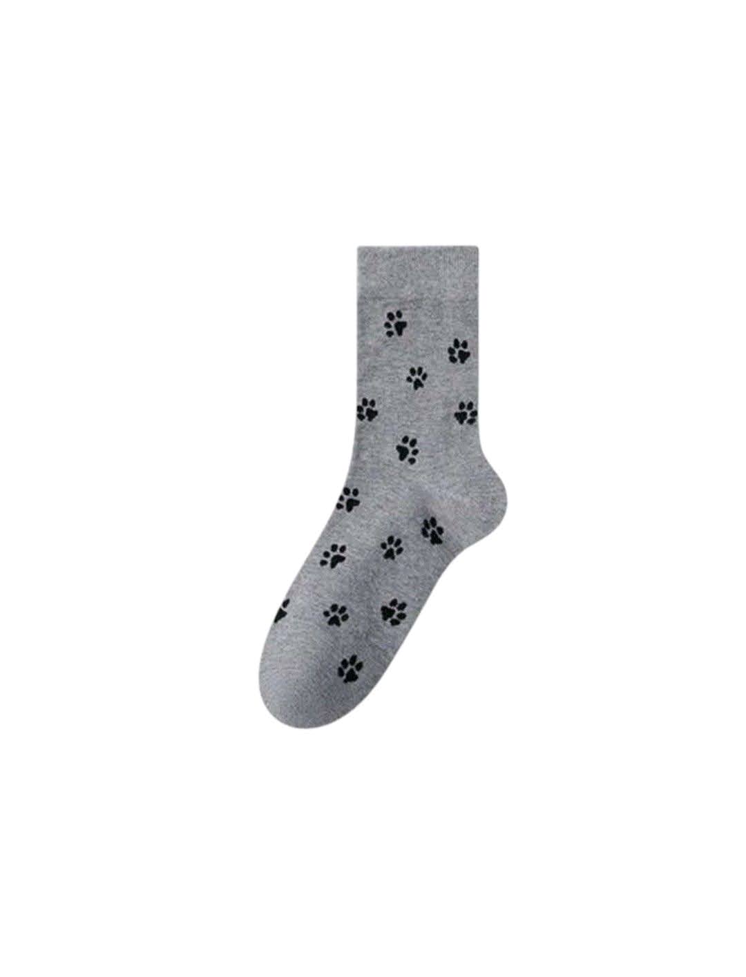 Socks with pawprint design photo 