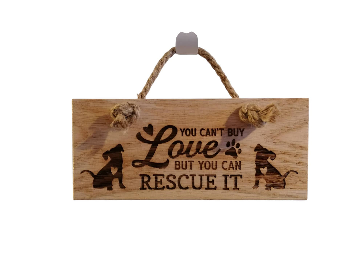 Homewares photo featuring solid oak hanging sign