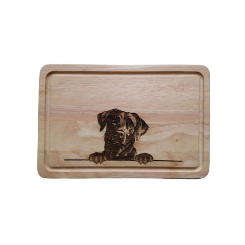 Black Labrador Retriever Design Chopping Board 