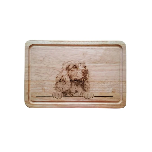 Cocker Spaniel Design Chopping Board 