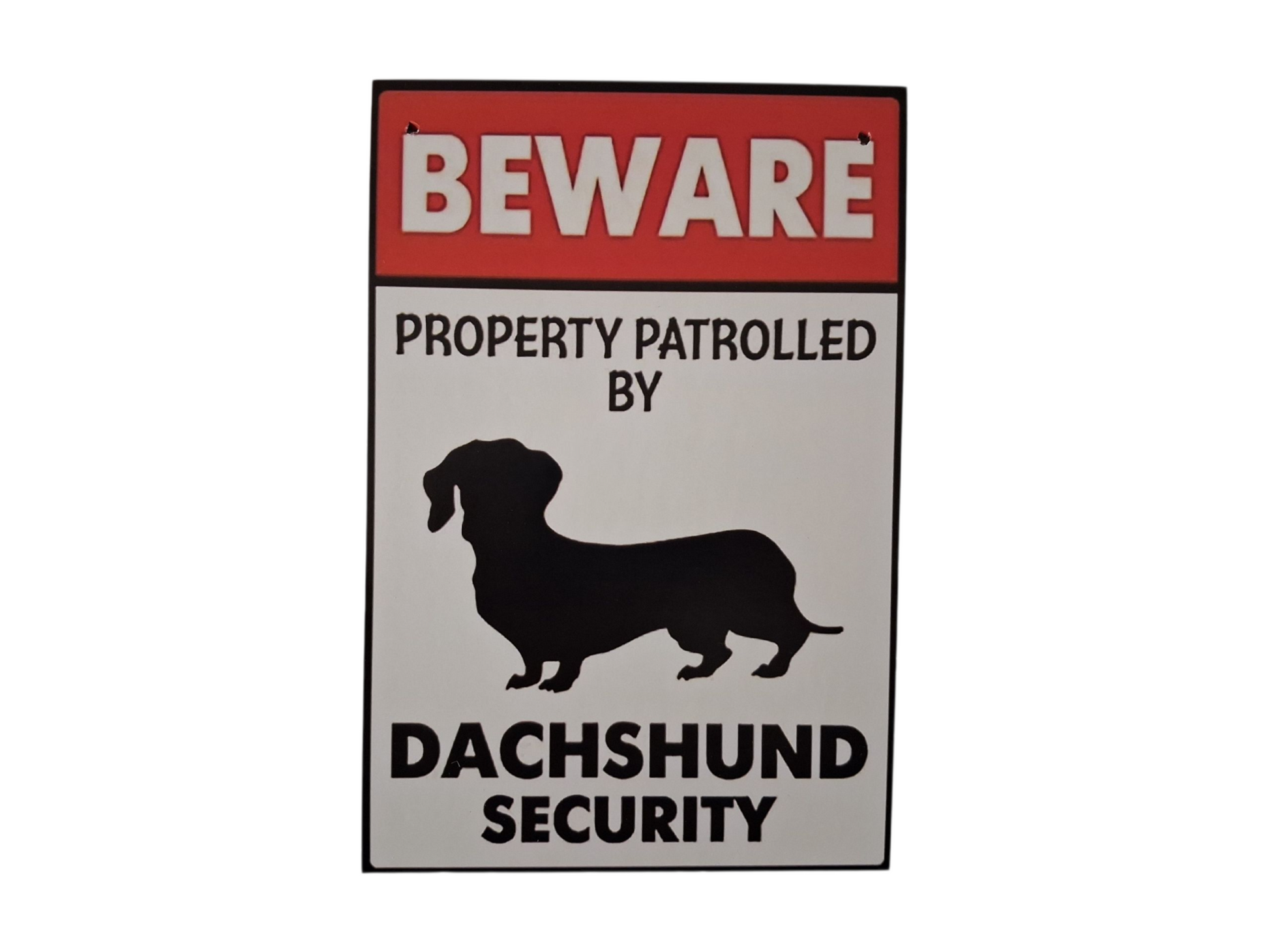 Dachshund Fun Wood Sign (20x13.5cm)