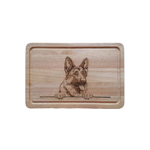 German Shepherd Design Chopping Board 