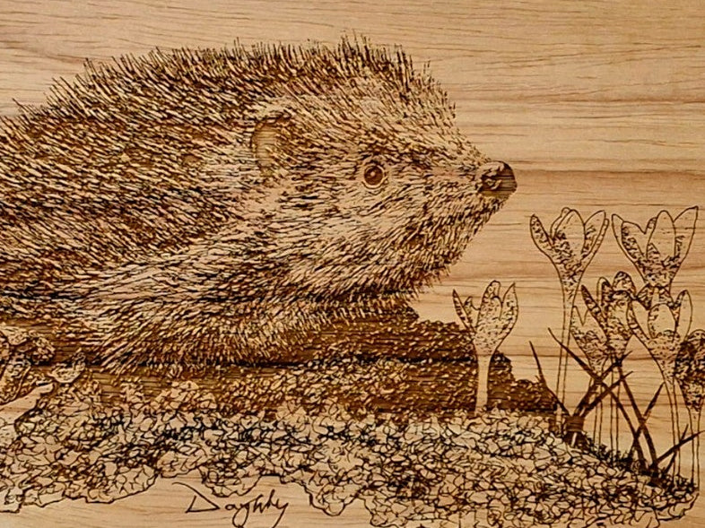 Hedgehog *Exclusive Design* Lazy Susan Close-up 