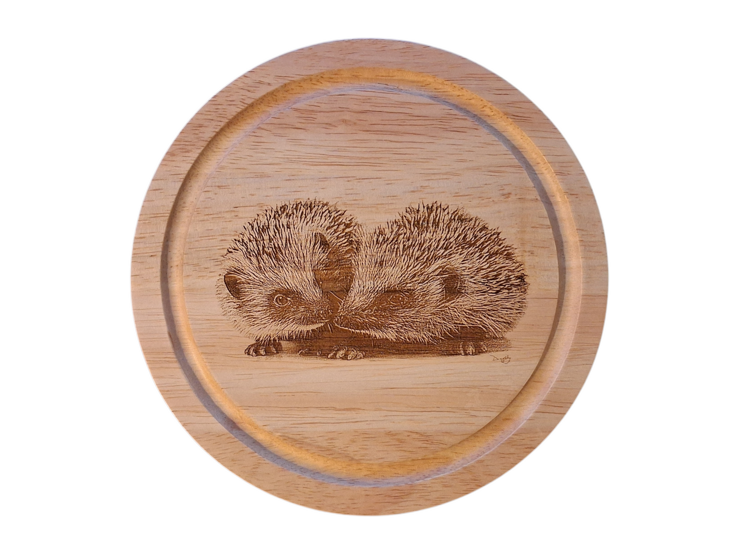 Hedgehogs 'Love is...' Design Cheese Board Set with Tools Closed 