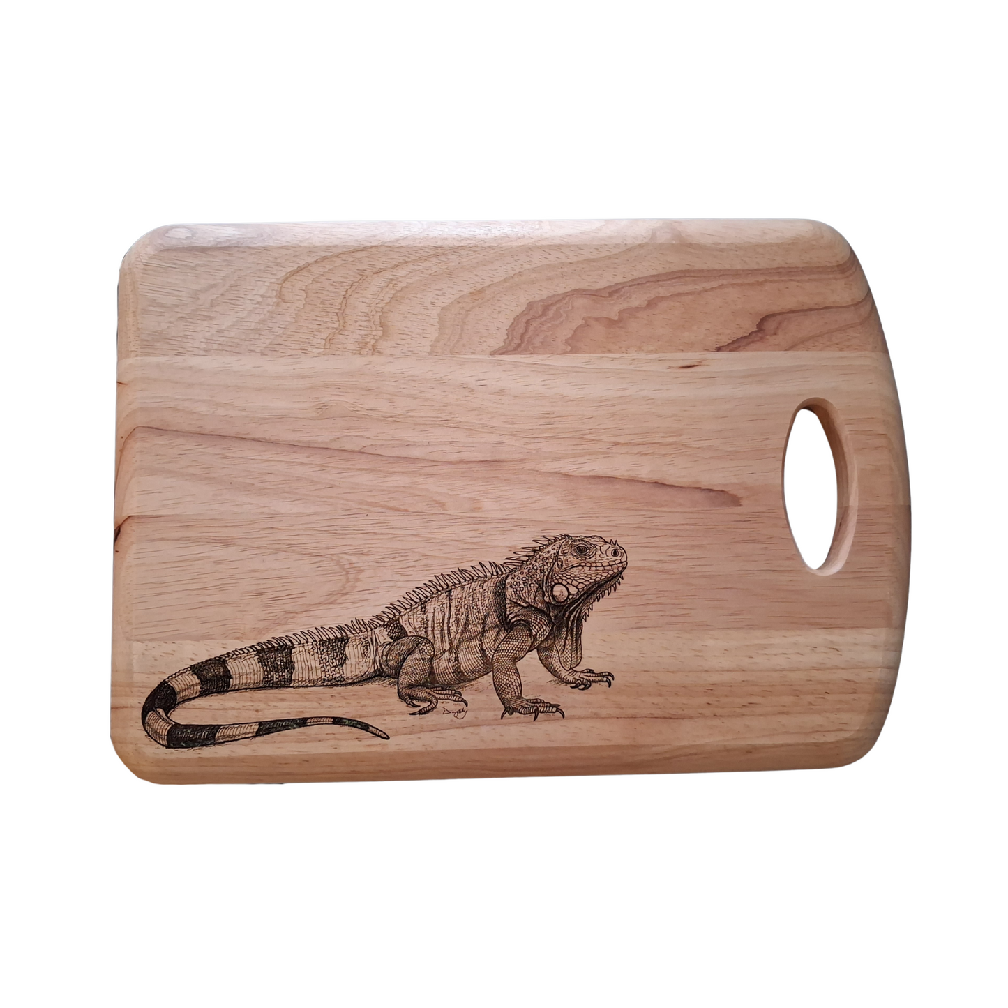 Iguana - Medium Wooden Chopping Board (34x24x2cm)