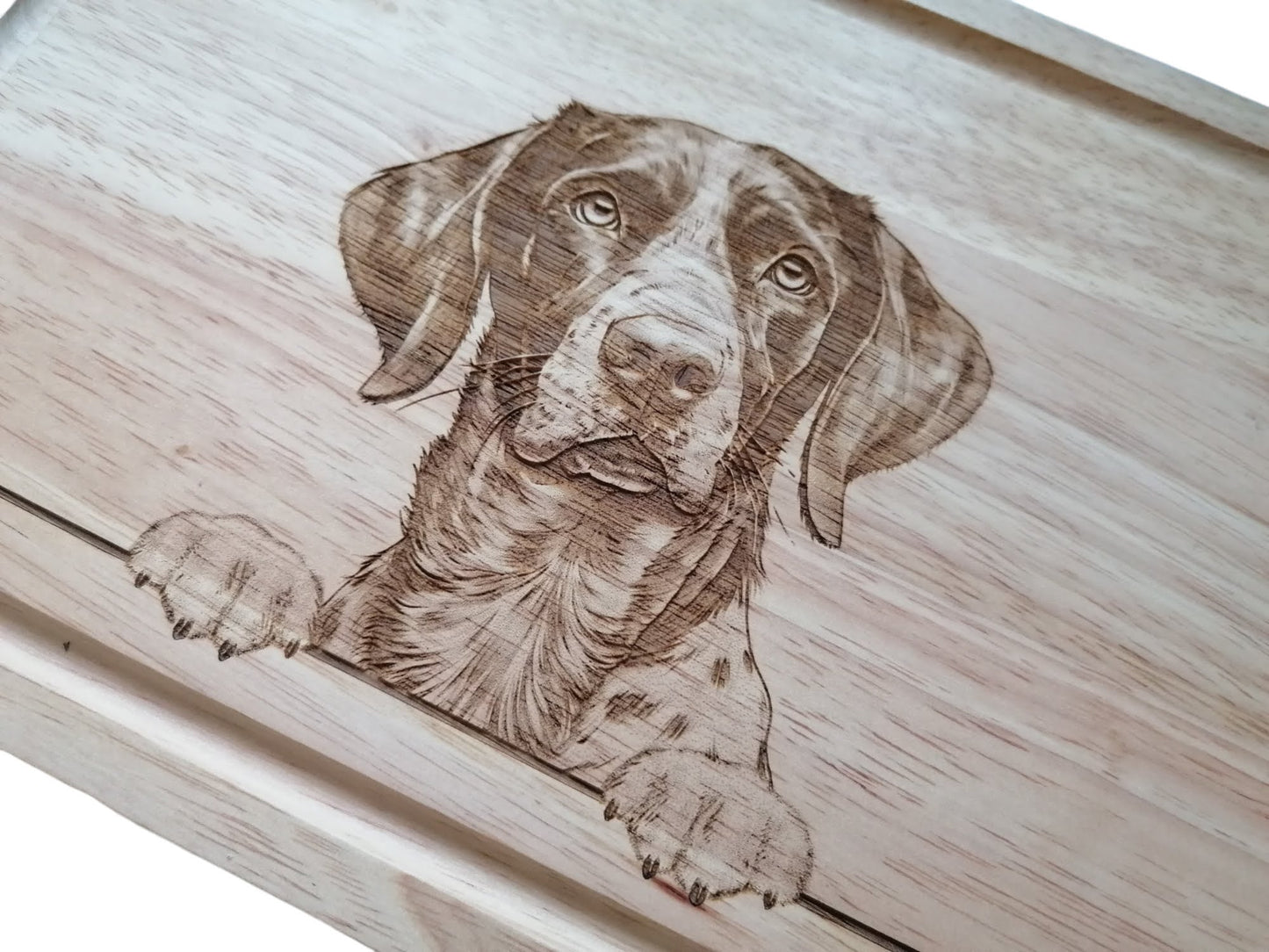 Personalised German Shorthaired Pointer Dog Design Chopping Board 