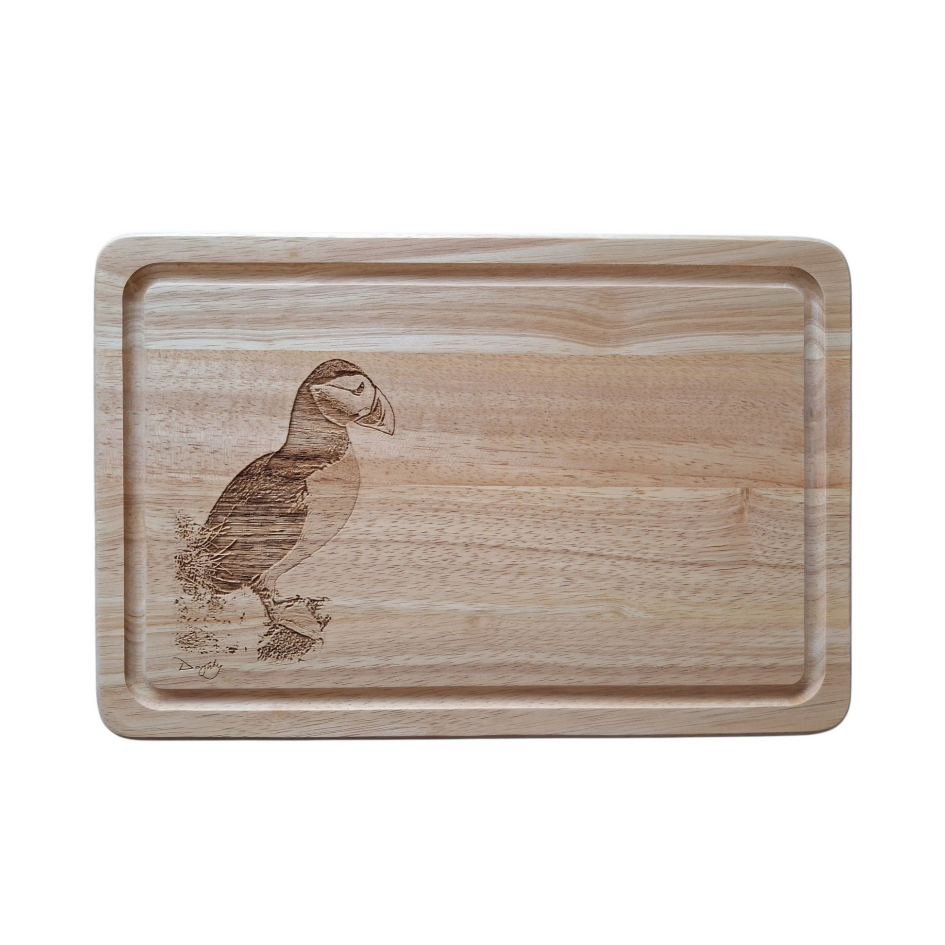 Puffin Design Small Chopping Board image of front 