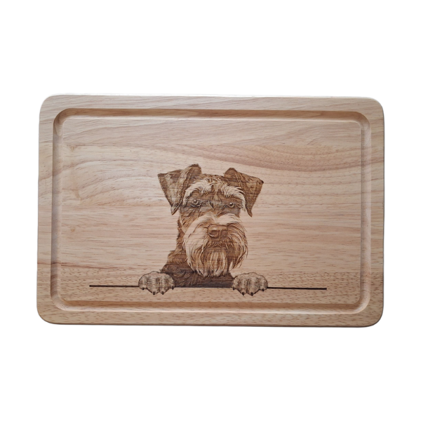 Schnauzer Dog Design #1 Small Chopping Board