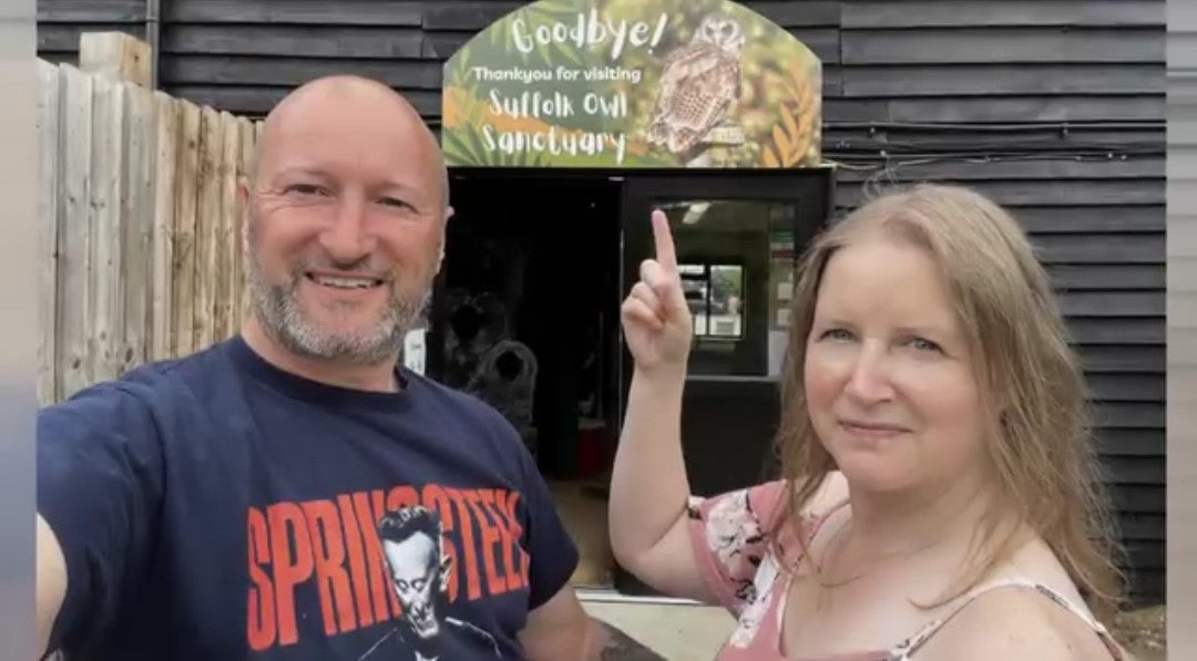 Load video: Our donation to the Suffolk Owl Sanctuary by Doughty Designs