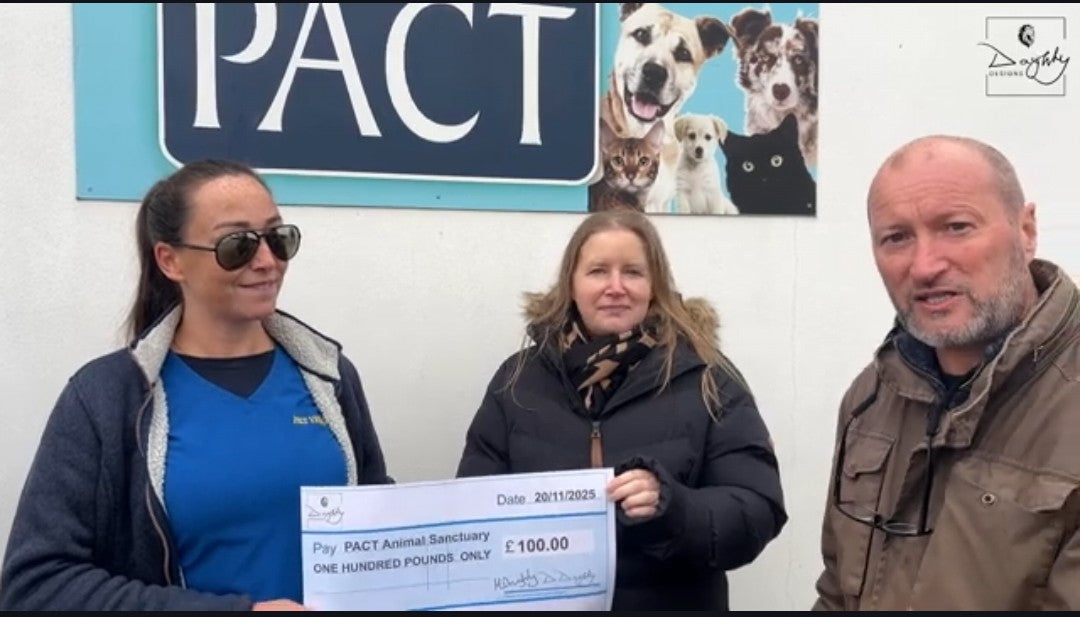 Load video: Our donation to PACT Animal Sanctuary