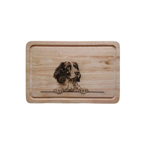 Springer Spaniel Design Chopping Board 