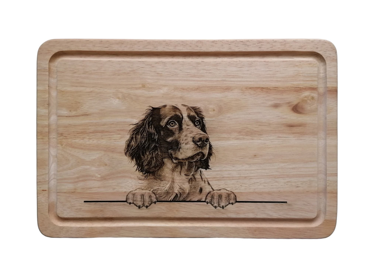 Springer Spaniel Design Chopping Board 