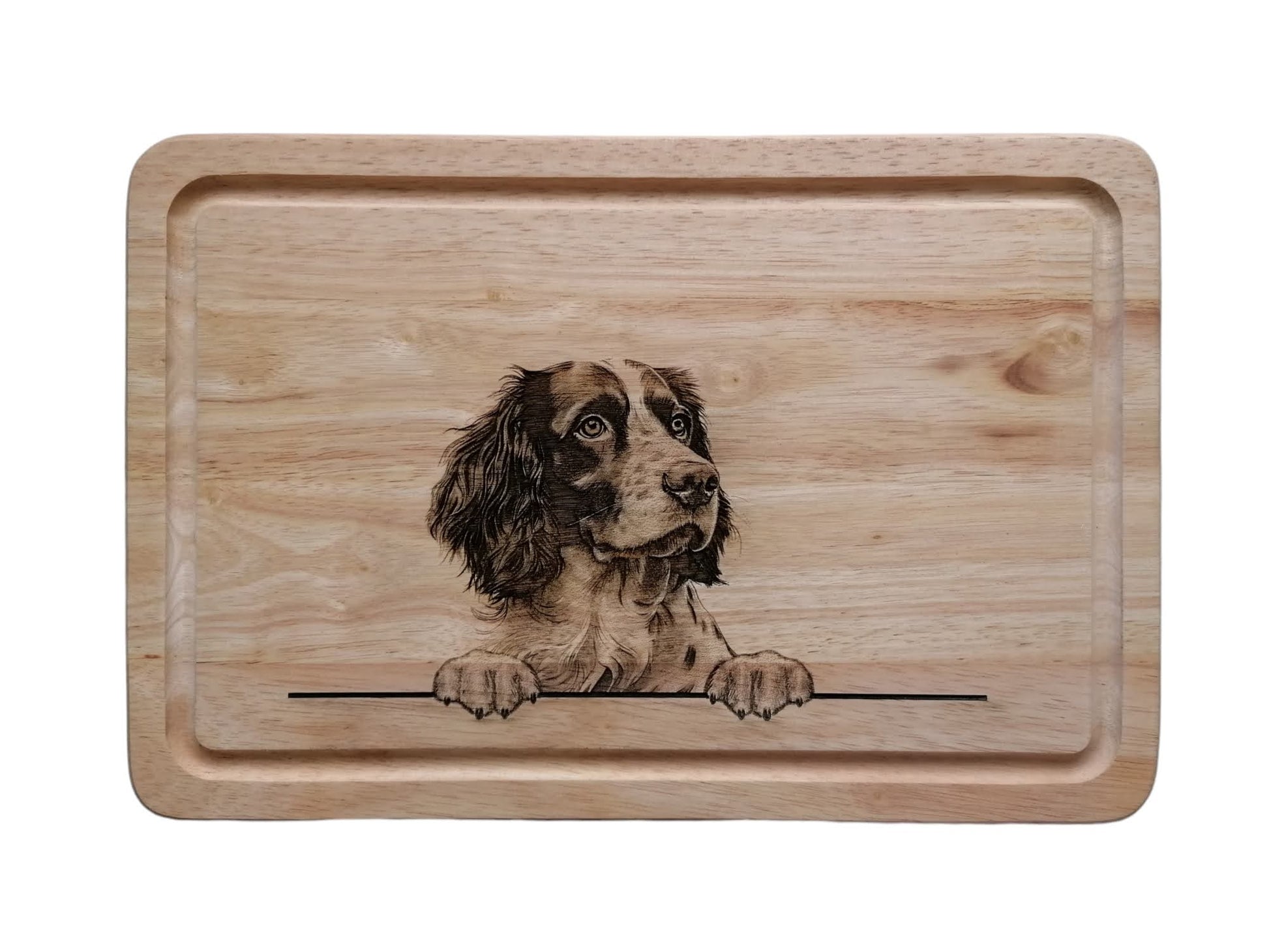 Springer Spaniel Design Chopping Board 