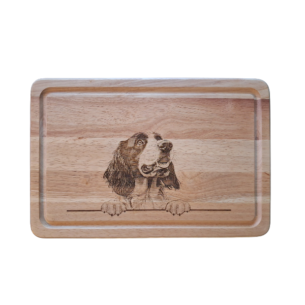 Springer Spaniel Dog Design #2 Small Chopping Board