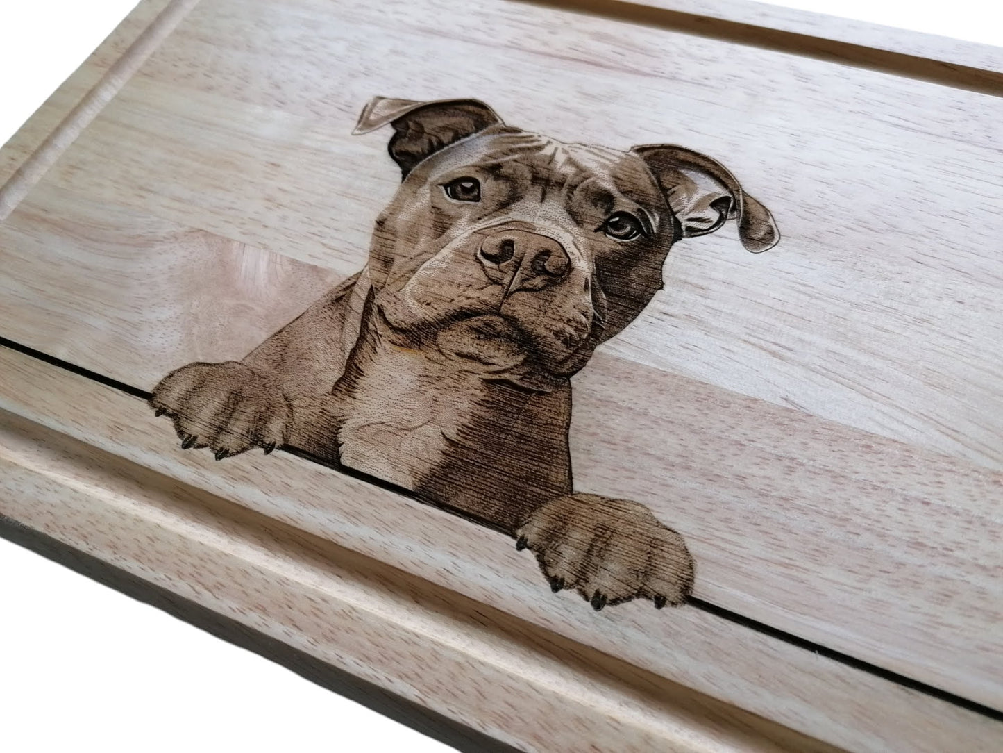 Staffordshire Bull Terrier Design Chopping Board 