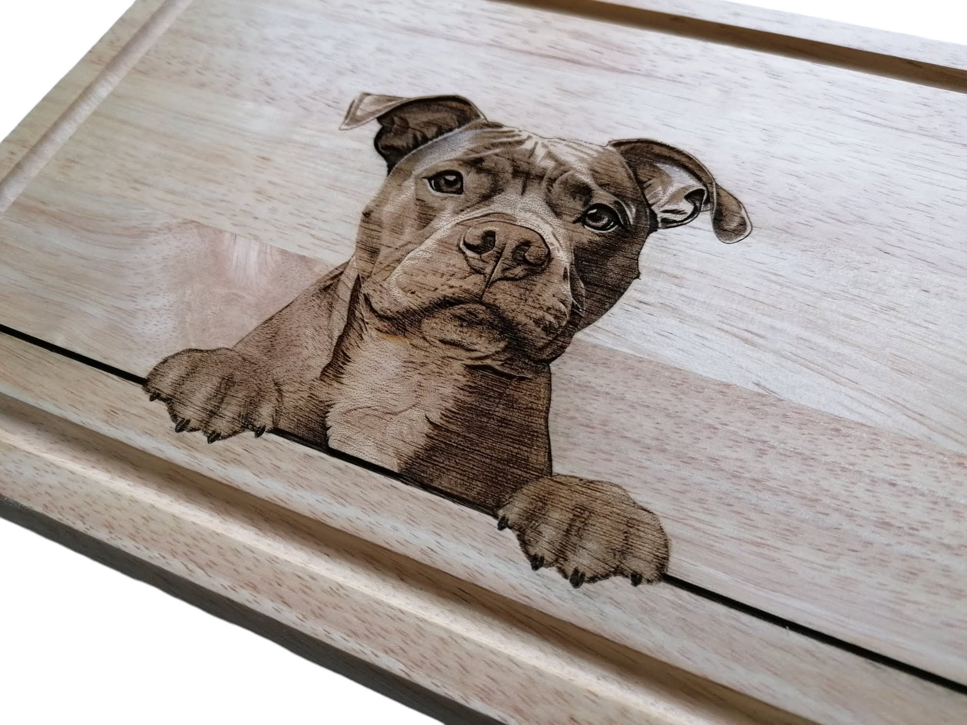 Staffordshire Bull Terrier Design Chopping Board 