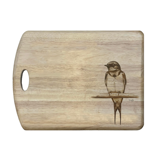 Swallow - Large Chopping Board with Handle (44x34x2cm)