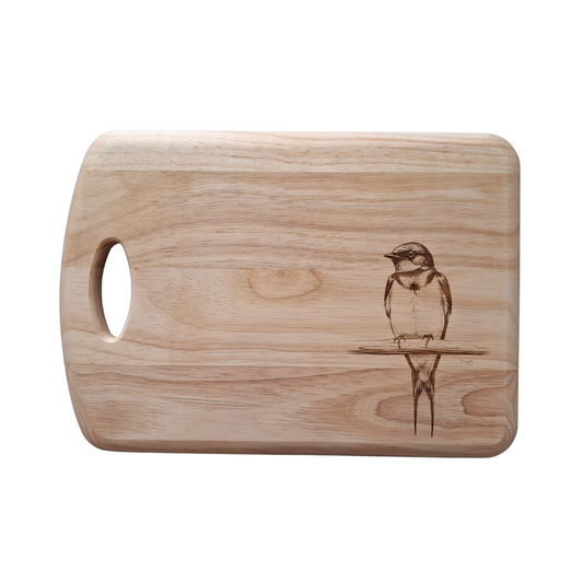 Swallow - Medium Wooden Chopping Board (34x24x2cm)