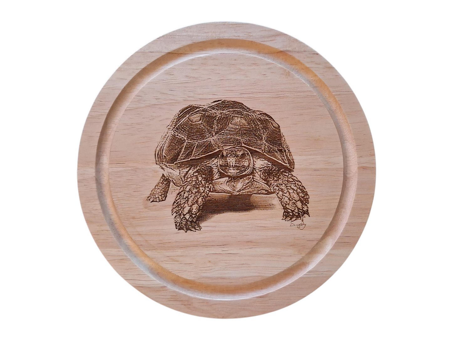 Tortoise Design Cheese Board Set with Tools Closed 