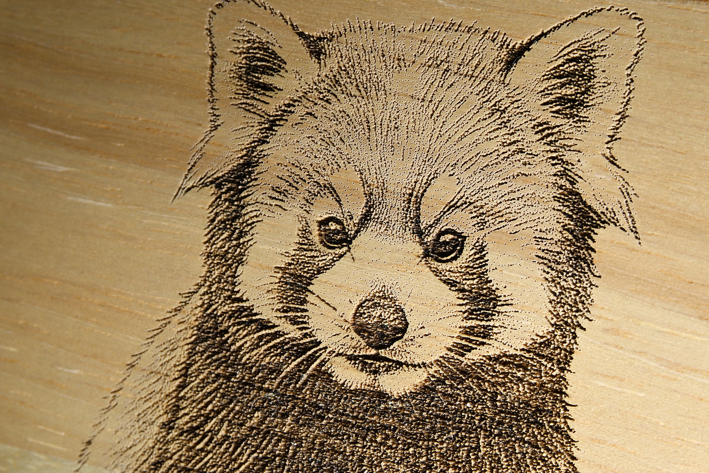 Red Panda Design Cheese Board Set with Tools (21cm dia. x 4cm).