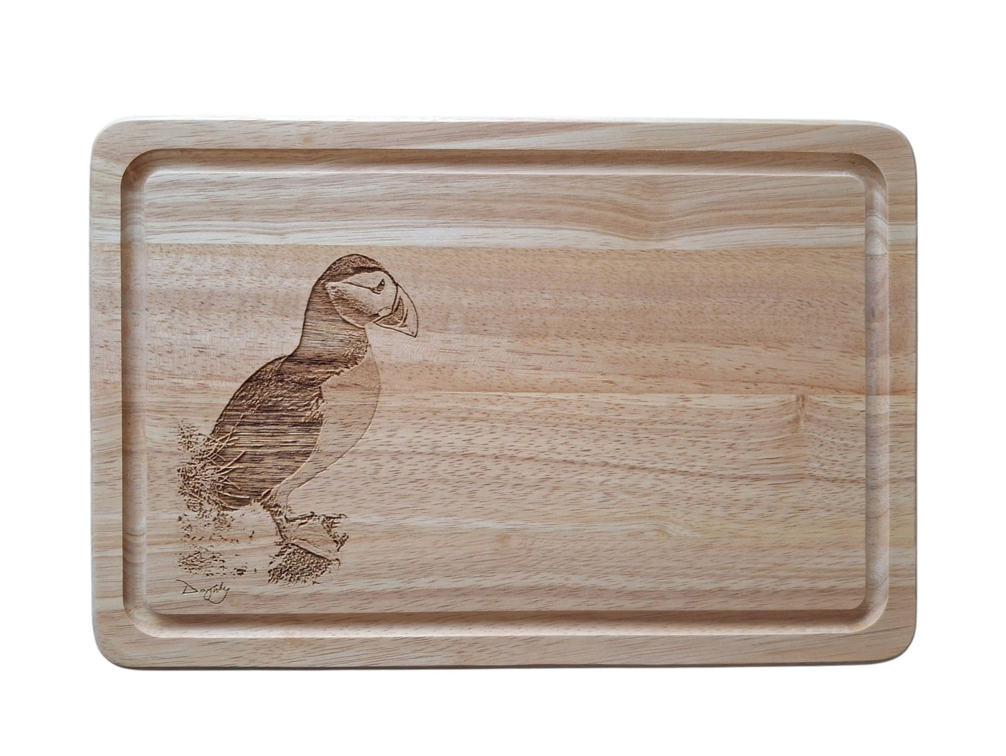 Puffin Design Small Chopping Board image of front 