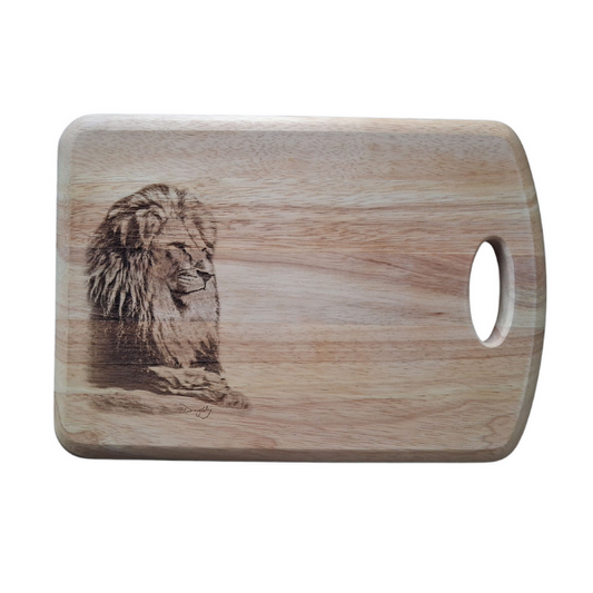 Lion Design Chopping Board photo